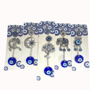 COLGANTE PROTECTOR DE METAL CON OJO TURCO